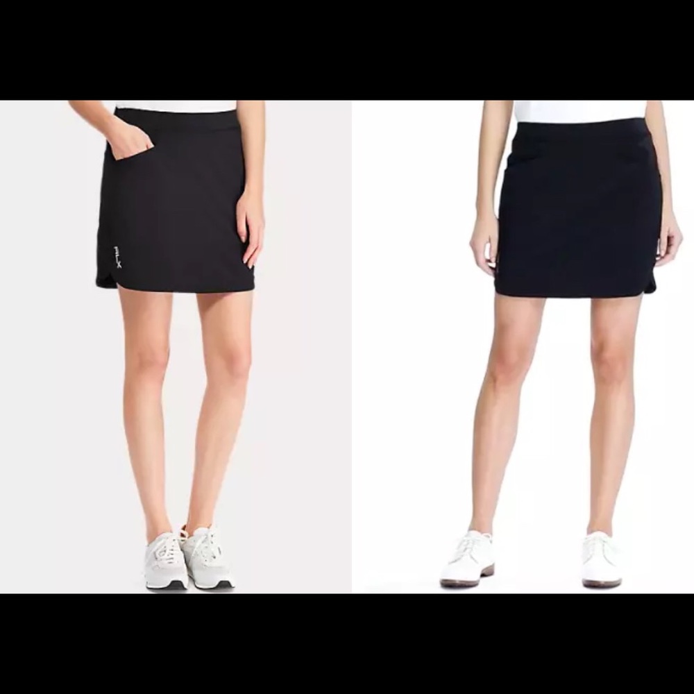 RLX Ralph Lauren Black Skort Skirt